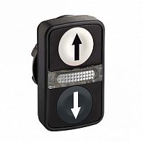 Головка кнопки двойная с маркировкой + LED | код. ZB5AW7A1724 | Schneider Electric